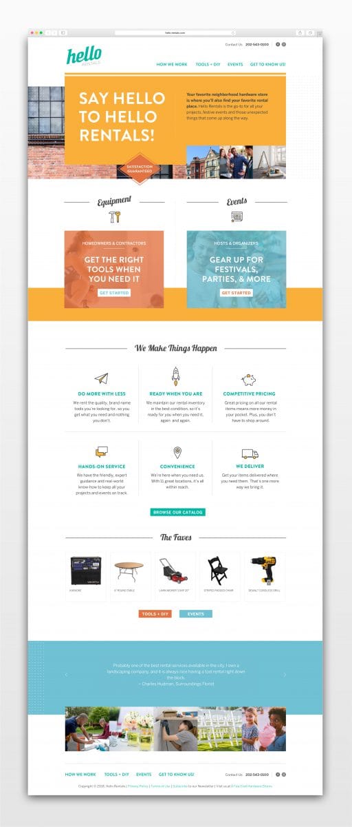 Hello Rentals Branding - O2 LAB